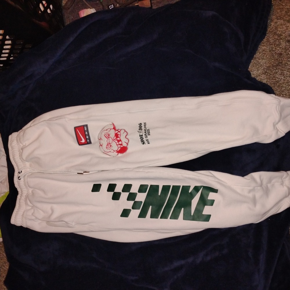 Nike, Rare, Vintage Feel Sweatpants,Women,Size Small White Nike,